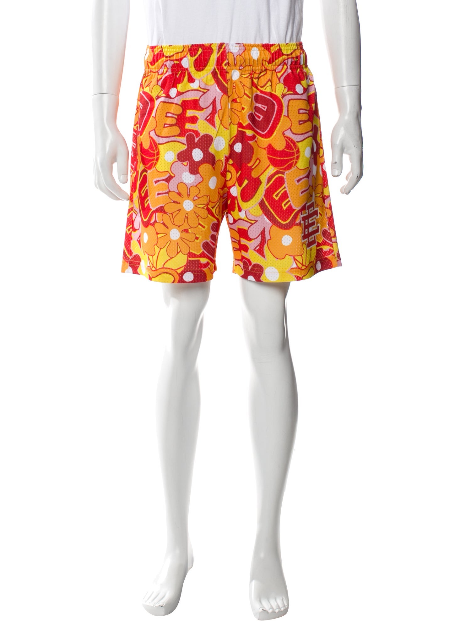Eric Emanuel EE Printed Denim Shorts